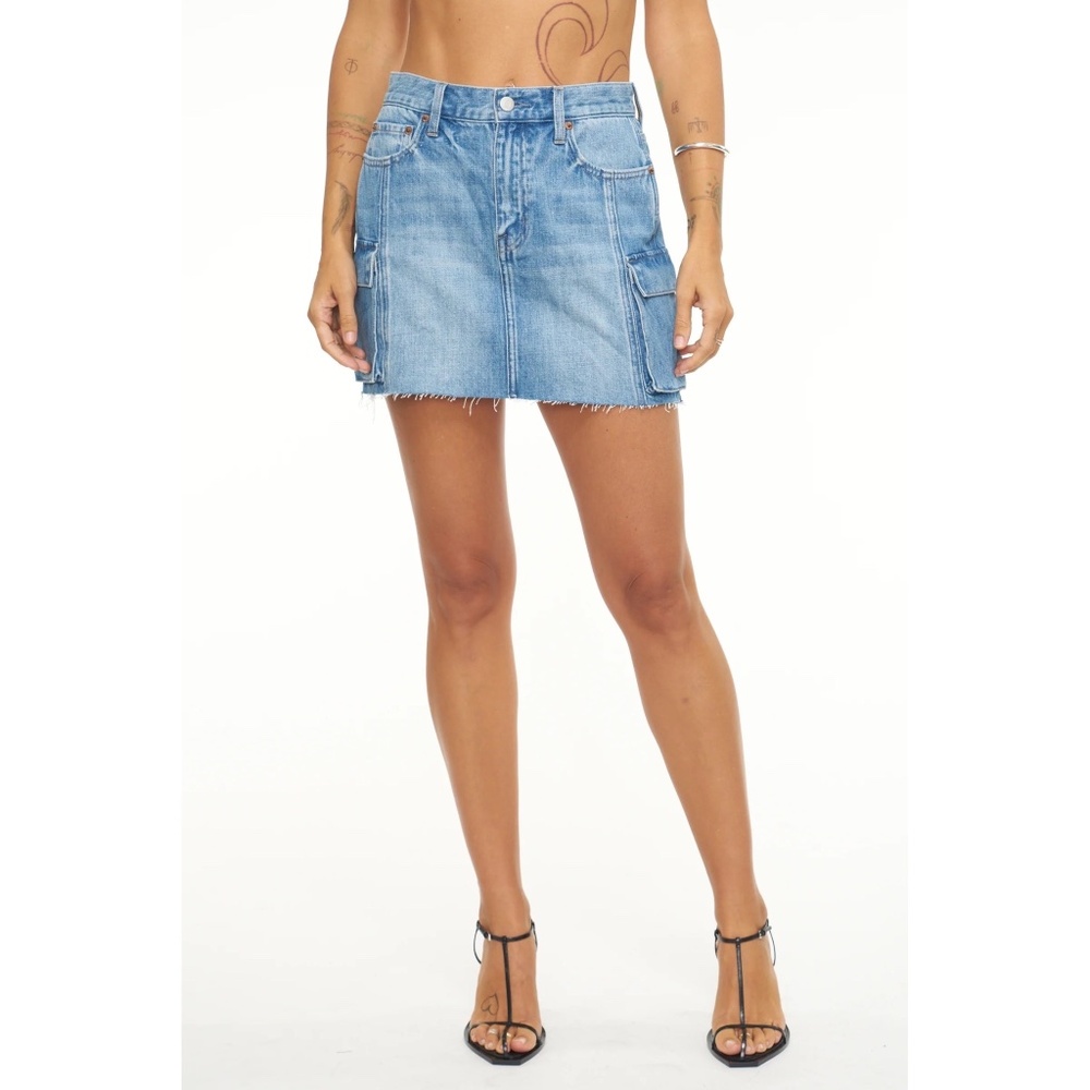 Women's 30 Pistola Rhea Raw Hem Cargo Mini Skirt - Worn Once!